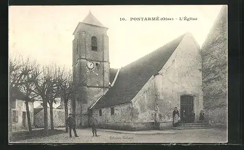 AK Pontarmé, l'Église