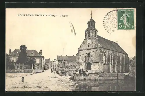 AK Montagny-en-Vexin, l'Eglise