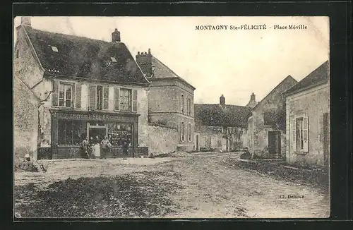 AK Montagny-Sainte-Félicité, Place Méville