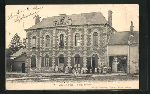 AK Lassigny, Hotel-de-Ville