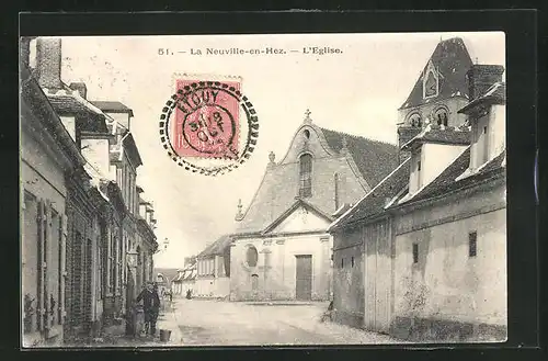 AK La Neuville-en-Hez, L'Eglise