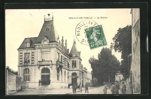 AK Neuilly-en-Thelle, La Mairie