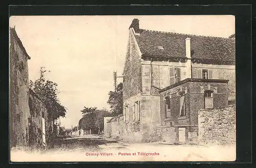 AK Ormoy-Villers, Postes et Télégraphes