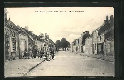 AK Mamers, Rue Ledru-Rollin, Strassenpartie