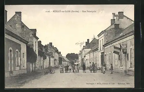 AK Ruillé-sur-Loir, Rue Principale