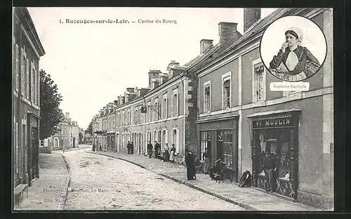 AK Bazouges-sur-le-Loir, Centre du Bourg