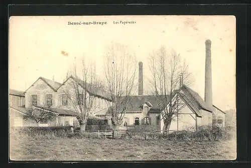 AK Bessé-sur-Braye, les Papeteries