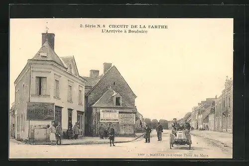 AK Bouloire, l'Arrivée