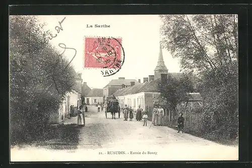 AK Ruaudin, Entrée du Bourg