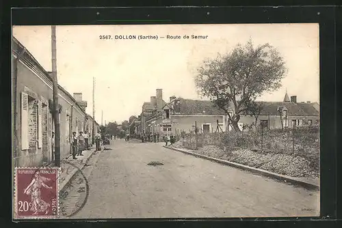 AK Dollon, Route de Semur, Strassenpartie