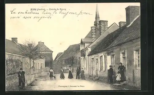 AK Fillé, Entrée du Bourg, Ortspartie