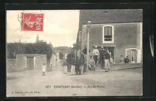 AK Chantenay, Rue St-Pierre, Strassenpartie