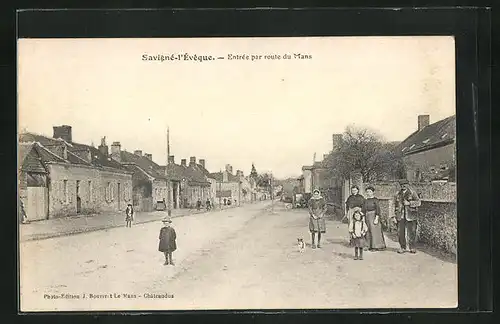 AK Savigné-l`Évêque, Entrée par route du Mans, Strassenpartie