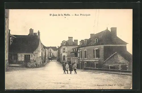 AK St-Jean de la Motte, Rue Principale