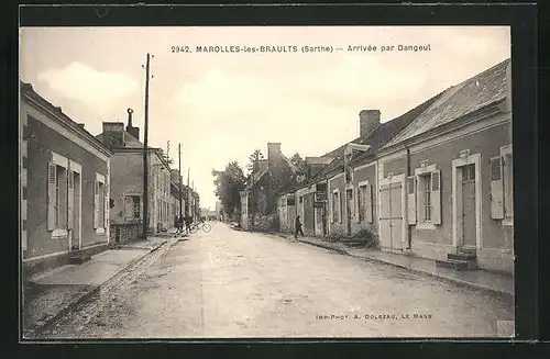 AK Marolles-les-Braults, Arrivèe par Dangeul