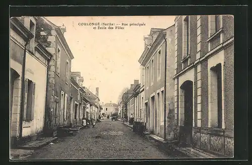 AK Coulongè, Rue principale et Ècole des Filles