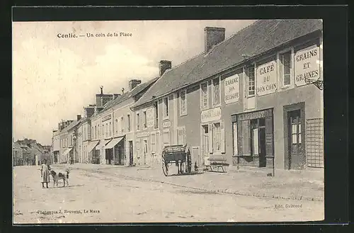 AK Conlie, Un coin de la Place, Strassenpartie