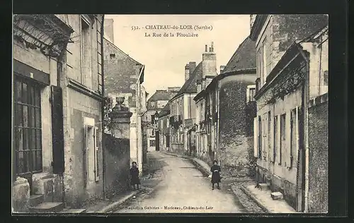 AK Chateau-du-Loir, la Rue de la Pitouliére
