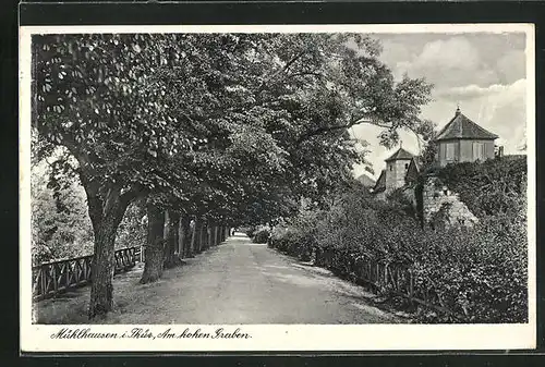 AK Mühlhausen i. Thür., Am hohen Graben