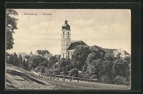 AK Ebersberg, Blick zur Kirche