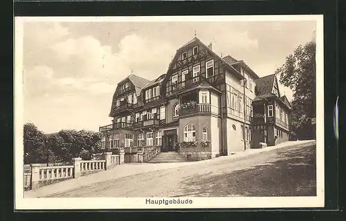 AK Wernigerode a. Harz, Kurhotel Küsters Camp, Hauptgebäude