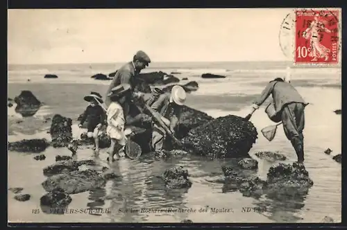 AK Saint-Aubin-sur-Mer, Sur les Rochers