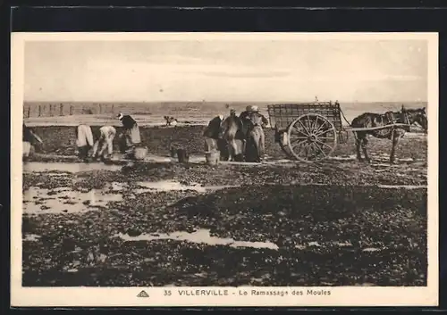 AK Villerville, le Ramassage des Moules