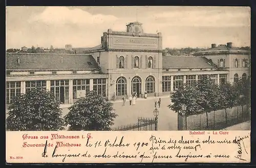 AK Mulhouse, la Gare