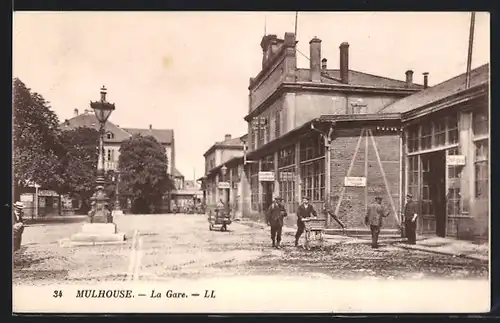 AK Mulhouse, la Gare