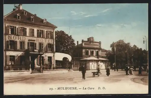 AK Mulhouse, la Gare