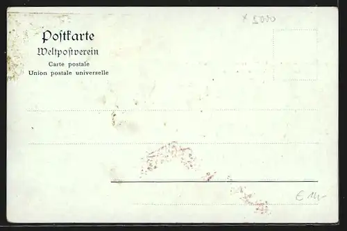 Künstler-AK Erfurt, Historischer Festzug am 21. Aug. 1902, Gruppe des heiligen Bonifacius