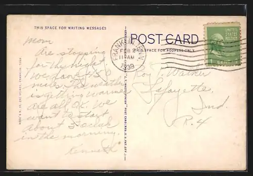 AK Franklin, TN, U. S. Post Office