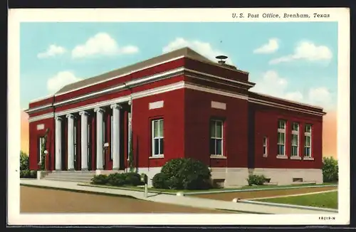 AK Brenham, TX, U. S. Post Office