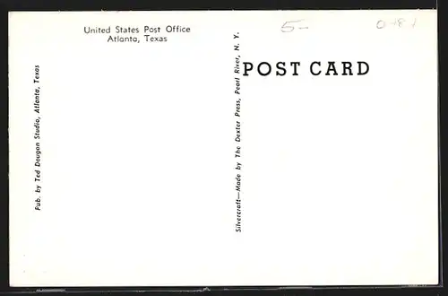 AK Atlanta, TX, United States Post Office
