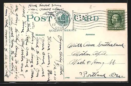 AK Logan, UT, U. S. Post Office