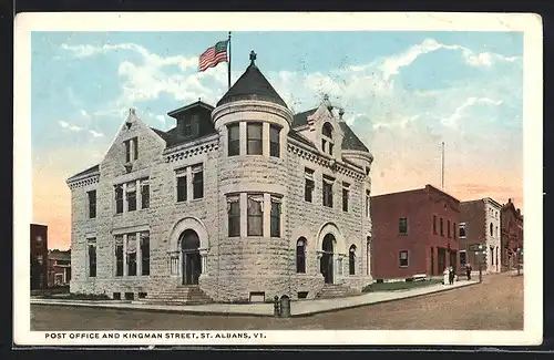 AK St. Albans, VT, Post Office and Kingman Street