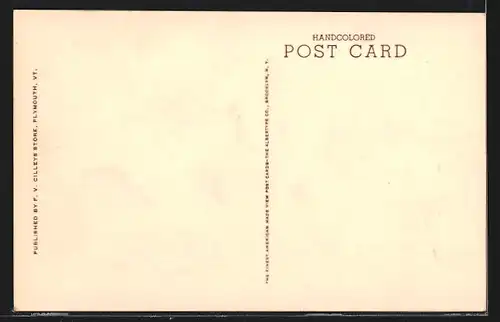 AK Plymouth, VT, Florence V. Cilleys Store and Post Office
