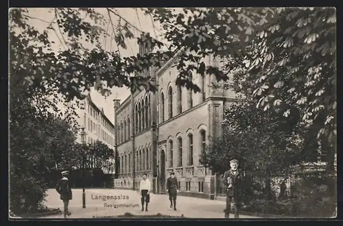 AK Langensalza, Knaben vor dem Realgymnasium