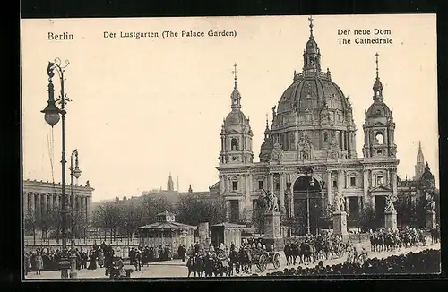 AK Berlin, Lustgarten und neuer Dom