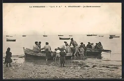 AK Grandcamp, La Marée montante