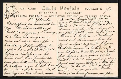 AK Saint-Arnoult, Dans l`Herde