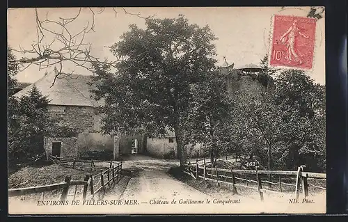 AK Villers-sur-Mer, Château du Guillaume le Conquérant