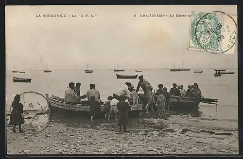 AK Grandcamp, La Marée ...