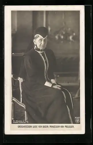 AK Grossherzogin Luise von Baden, Prinzessin von Preussen