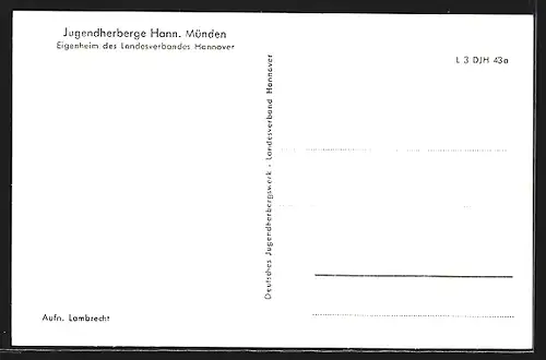 AK Hann.-Münden, Ansicht der Jugendherberge