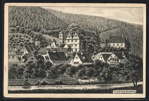 Künstler-AK Hirsau, Blick zum Kloster