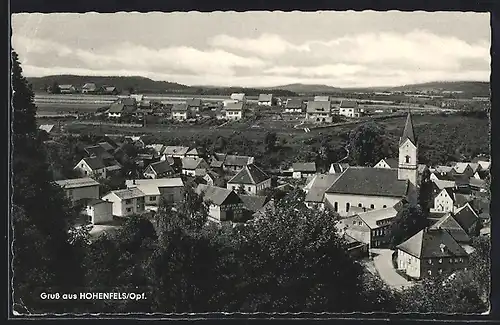 AK Hohenfels /Opf., Ortsansicht bei Tag