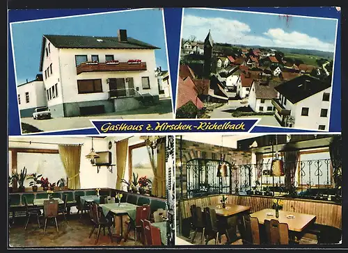 AK Richelbach, Gasthaus und Pension Zum Hirschen