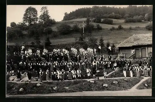 Foto-AK Lenzkirch /Schwarzw., Heimatspiele, Kolumban Kayser, ein Held seiner Heimat