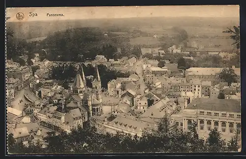 AK Spa, Ortsansicht mit Kirche